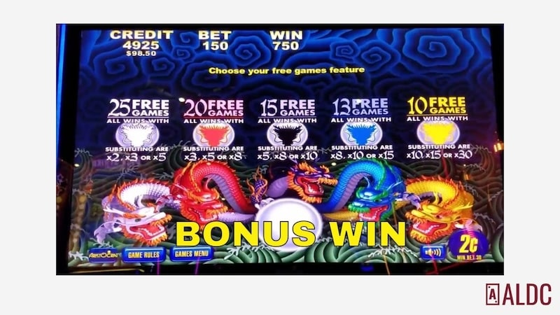 5 dragons pokies wild symbols