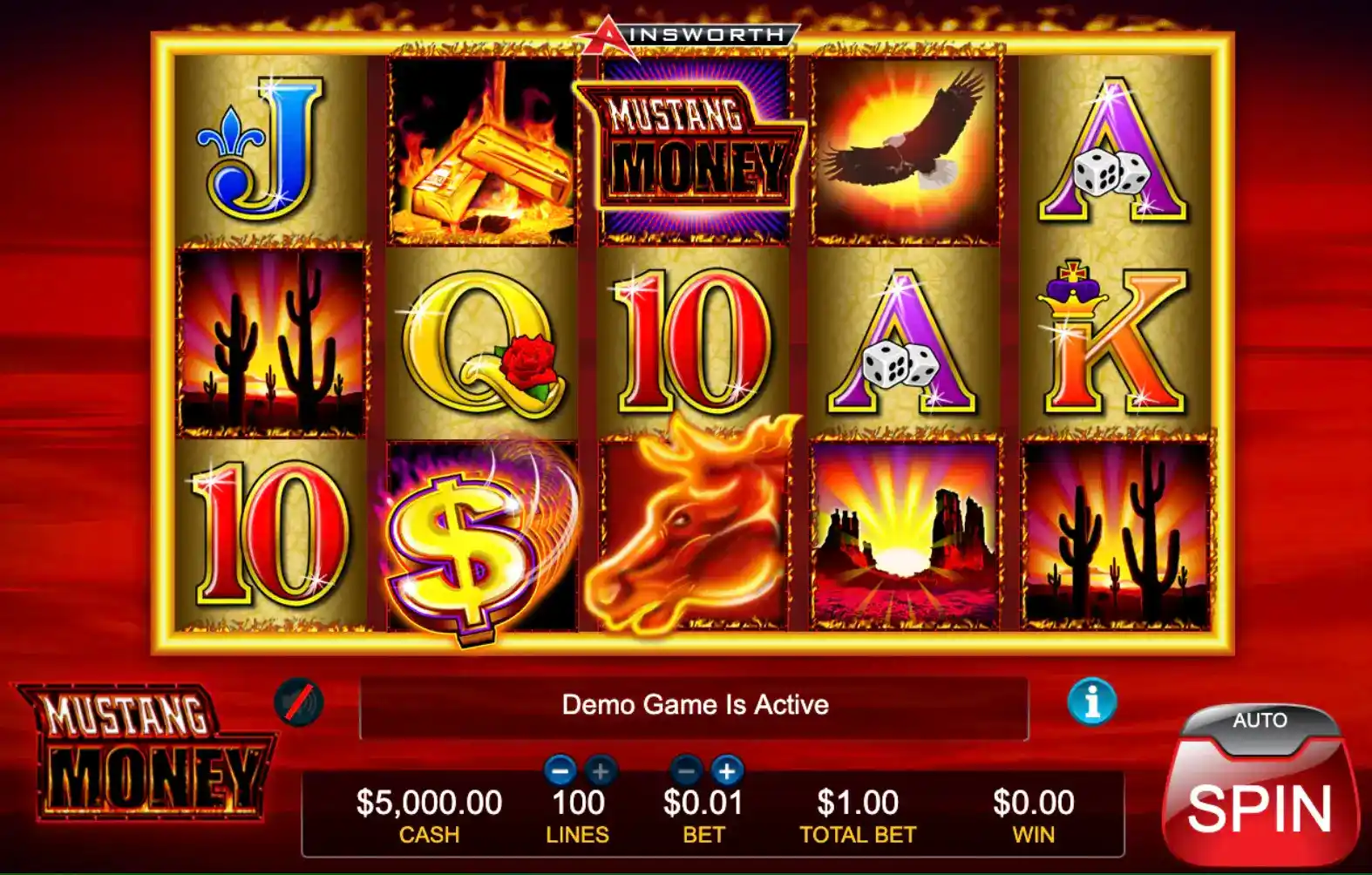mustang money slot review