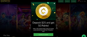 ozwin casino deposit