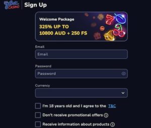 7bit casino registration