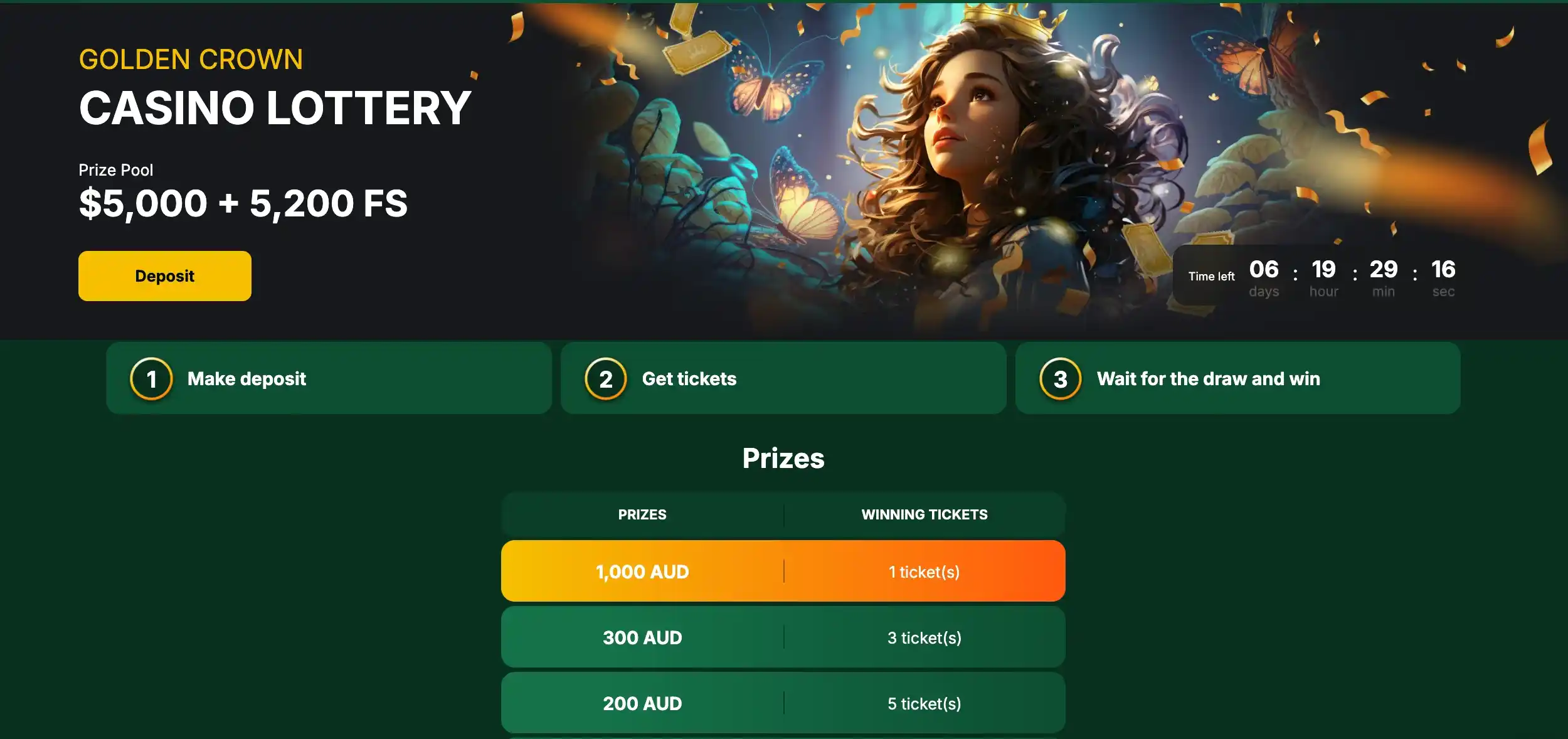 golden crown lottery