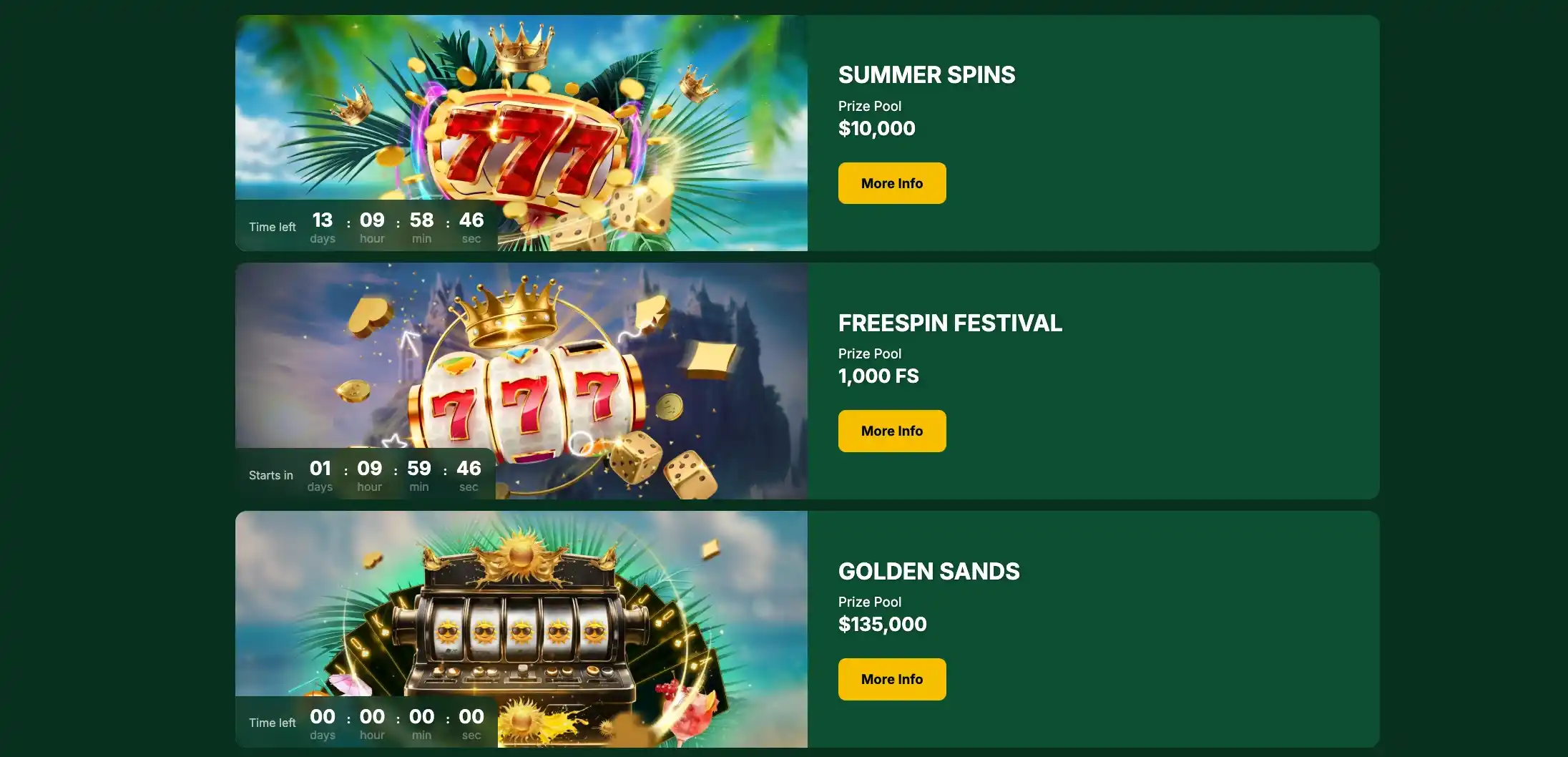 golden crown tournaments