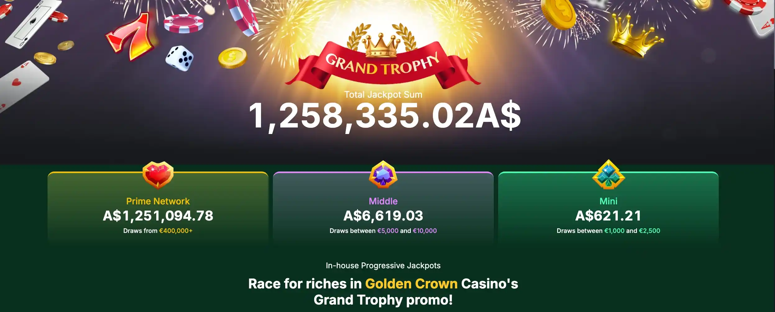 goldencrown jackpots