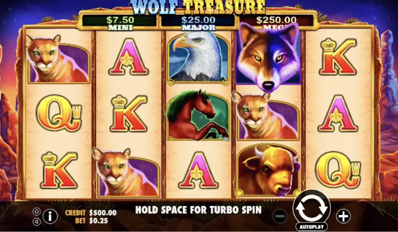 wolf treasure slot review