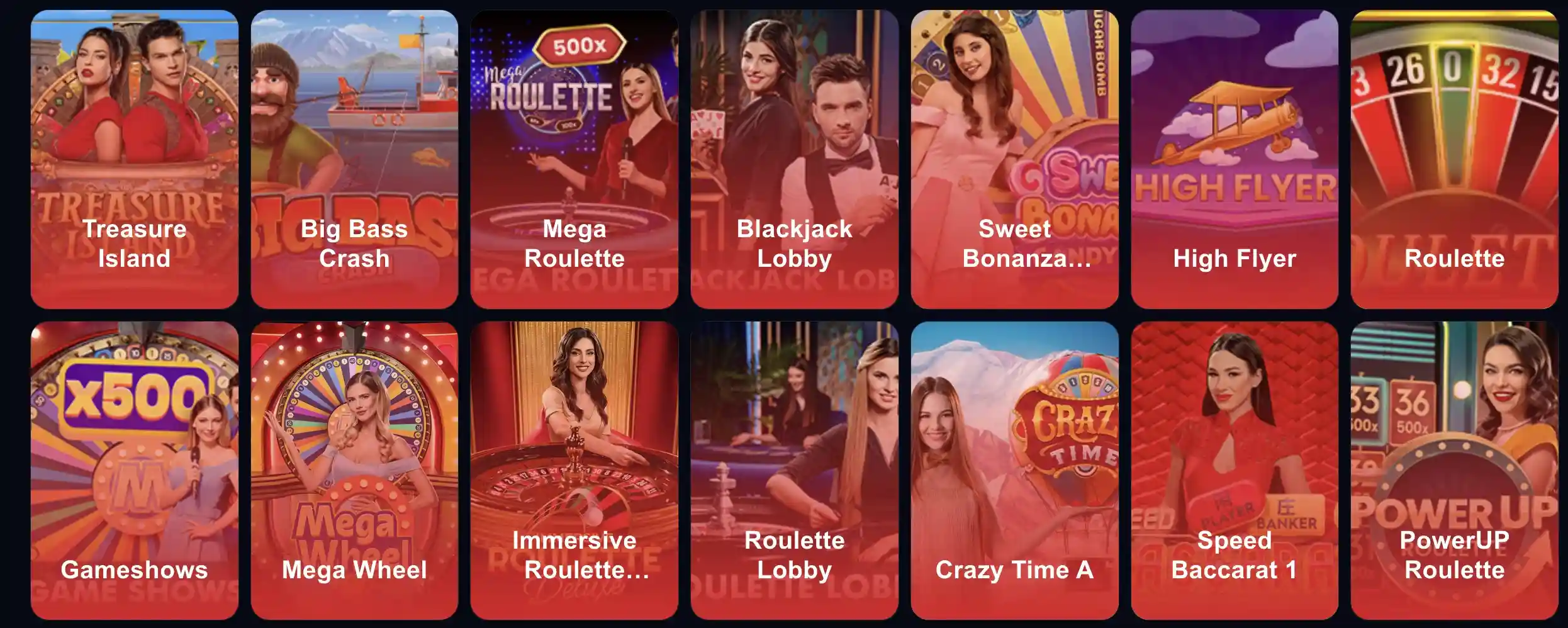 goldwin live casino games