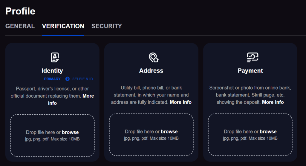 KYC Process in Crusino