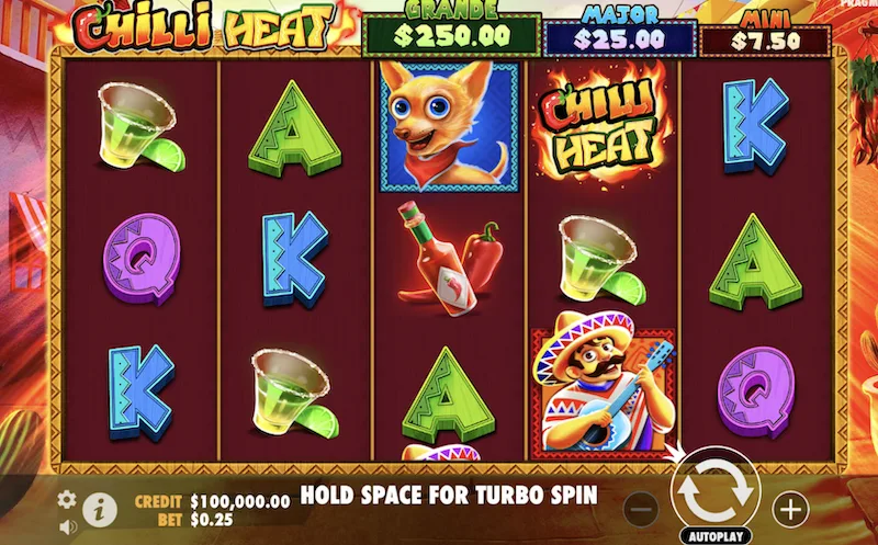 chill heat pokie