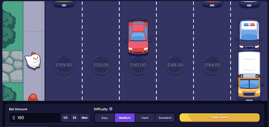mission uncrossable australia chicken gambling