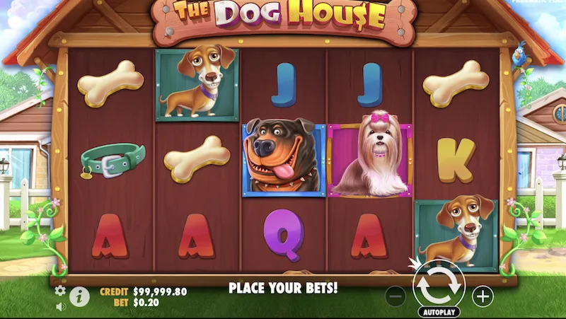 the dog house pokie