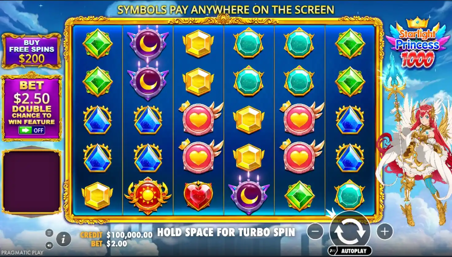starlight princess 1000 pokie australia